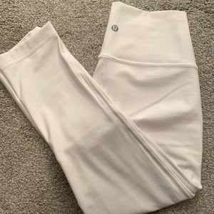 Lululemon wunder under 21" crop white, 4